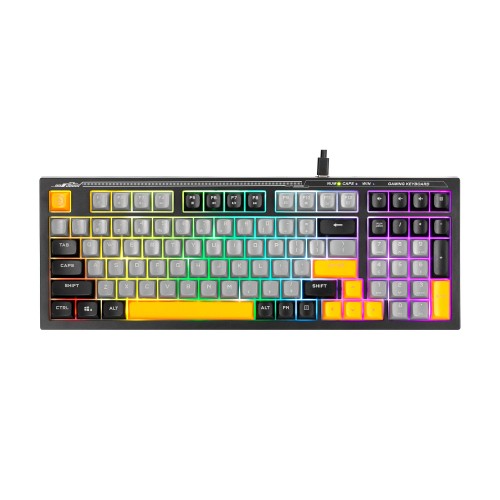 Геймърска клавиатура Marvo Soldat S50B - Rainbow, 98 keys - MARVO-K638B Геймърска клавиатура Marvo Soldat S50B - Rainbow, 98 keys - MARVO-K638B