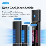 Външна кутия за диск Orico Storage - Case - M.2 NVMe M/B key 10 Gbps Black - PWM2-G2