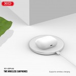 Безжични слушалки, Handsfree Bluetooth XO Design Q3 Pods, TWS, Бели с безжично зареждане