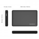 Кутия за диск ORICO 2577U3 черна за 2.5" HDD/SSD USB 3.0 Кутия за диск ORICO 2577U3 черна за 2.5" HDD/SSD USB 3.0