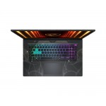 Лаптоп, MSI Cyborg 17 B13WEKG, i5-13420H (8C/12T, up to 4.60GHz, 12 MB), GeForce RTX 5050 8GB GDDR7 440 AI TOPS, 17.3" FHD (1920x1080), 144Hz, IPS-Level, 16GB DDR5 5200MHz, 512GB PCIe Gen4x4 SSD, WiFi 6E, BT 5.3, 4 Zone RGB Kbd, NO OS, 55.2Whr, 2.5kg