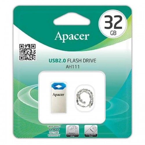 Памет, Apacer 32GB USB DRIVES UFD AH111 (Blue), EAN: 4712389898975