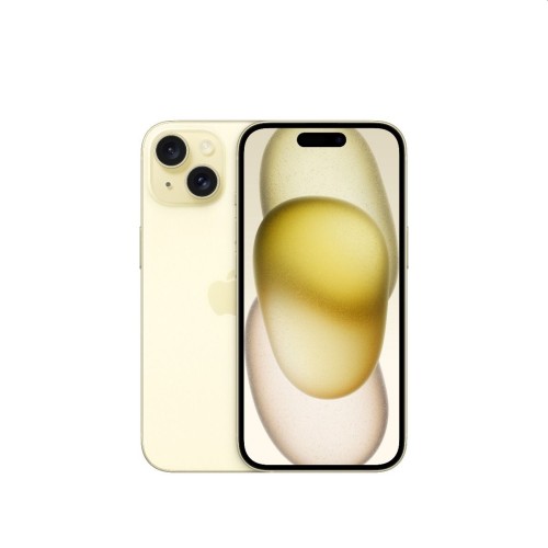 Мобилен телефон, Apple iPhone 15 128GB Yellow, MTP23RX/A