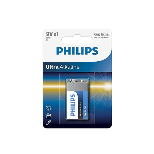 Philips Ultra Alkaline батерия 9V, 1-blister Philips Ultra Alkaline батерия 9V, 1-blister