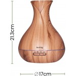 Ултразвуков ароматерапевтичен RGB въздушен хидрататор, Huslog aroma diffuser AD-0148, дървесни шарки Ултразвуков ароматерапевтичен RGB въздушен хидрататор, Huslog aroma diffuser AD-0148, дървесни шарки