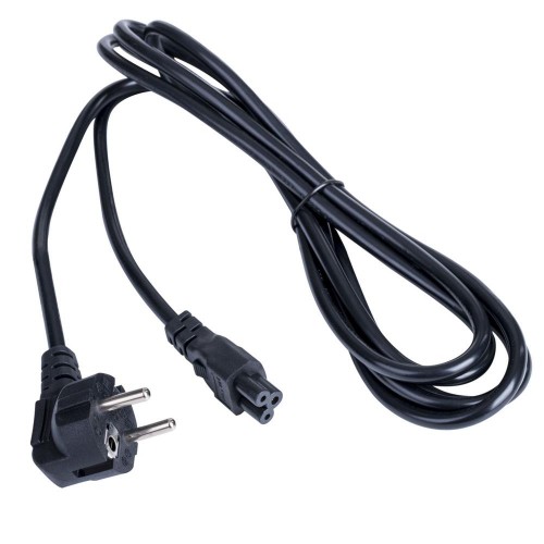 Захранващ кабел за лаптоп Akyga AK-NB-10A clover CCA CEE 7 / 7 / IEC C5, дължина - 3 метра