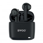 Безжични слушалки BWOO wireless TWS earphones BW94-BK black