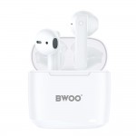 Безжични слушалки BWOO wireless TWS earphones BW94-WH white