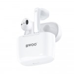 Безжични слушалки BWOO wireless TWS earphones BW94-WH white Безжични слушалки BWOO wireless TWS earphones BW94-WH white