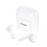Безжични слушалки BWOO wireless TWS earphones BW94-WH white Безжични слушалки BWOO wireless TWS earphones BW94-WH white