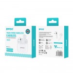 Безжични слушалки BWOO wireless TWS earphones BW94-WH white Безжични слушалки BWOO wireless TWS earphones BW94-WH white