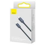 Кабел Baseus Crystal Shine USB-C - USB-C 1,2 m 100W CAJY000601, Черен
