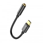 Преходник Baseus adapter L54 USB-C to jack 3,5 mm, CATL54-01, Черен