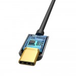 Преходник Baseus adapter L54 USB-C to jack 3,5 mm, CATL54-01, Черен