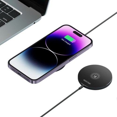 Безжично зарядно устройство XO CX022 inductive magnetic 15W, Черно Безжично зарядно устройство XO CX022 inductive magnetic 15W, Черно