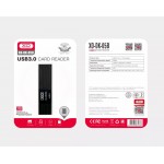 Четец на карти XO - DK05B, USB-A 3.0, TF/SD карта Четец на карти XO - DK05B, USB-A 3.0, TF/SD карта