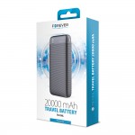 Външна батерия Forever power bank TB-100L 20000 mAh Черна Външна батерия Forever power bank TB-100L 20000 mAh Черна