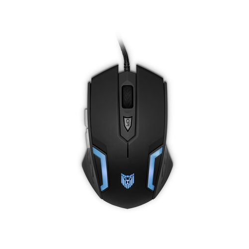 Геймърска мишка LioCat MX 357 C, оптична, USB, кабелна, 2400 DPI, 6 бутона, черна
