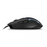 Геймърска мишка LioCat MX 357 C, оптична, USB, кабелна, 2400 DPI, 6 бутона, черна