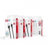 Кабел за зареждане и данни XO cable NB200 USB - Lightning 1,0m 2.1A, Бял
