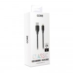 Кабел за зареждане и данни Forever Core Classic cable USB - Lightning 1,5 m 2,4A Черен Кабел за зареждане и данни Forever Core Classic cable USB - Lightning 1,5 m 2,4A Черен