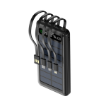 Външна батерия-соларна Setty solar power bank SLR-100 10000 mAh black Външна батерия-соларна Setty solar power bank SLR-100 10000 mAh black