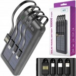 Външна батерия-соларна Setty solar power bank SLR-100 10000 mAh black Външна батерия-соларна Setty solar power bank SLR-100 10000 mAh black
