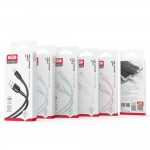 Кабел за зареждане и данни XO cable NB212 USB - USB-C 1,0 m 2,1A Бял и Черен