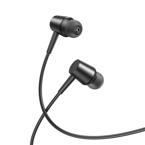 Слушалки с микрофон XO wired earphones EP57 jack 3,5mm, Черни