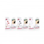 Слушалки с микрофон XO wired earphones EP57 jack 3,5mm, Черни