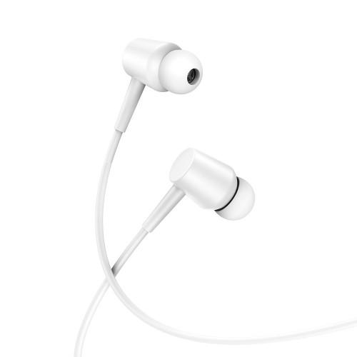 Слушалки с микрофон XO wired earphones EP57 jack 3,5mm, Бели