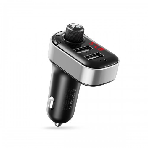 Трансмитер FM, XO BCC10 Bluetooth MP3 car charger 3,1A Черен Трансмитер FM, XO BCC10 Bluetooth MP3 car charger 3,1A Черен