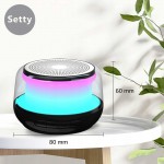 Bluetooth тонколона с FM Радио Setty speaker round RGB GB-700 black Bluetooth тонколона с FM Радио Setty speaker round RGB GB-700 black
