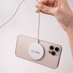 Безжично зарядно универсално, съвместимо с MagSafe, Forever MAWC-100 magnetic wireless charger 15W сиво