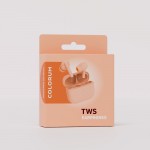 Безжични слушалки COLORUM TWS Bluetooth earphones CTWS-14 x Peach Fuzz Безжични слушалки COLORUM TWS Bluetooth earphones CTWS-14 x Peach Fuzz