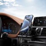 Стойка за автомобил с безжично зареждане 15W, XO -WX041 прикрепящ механизъм