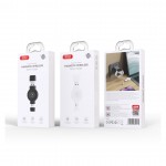 Преносимо зарядно устройство XO - CX026 Wireless за Apple/Samsung Watch, USB+USB-C 2,5W Черно