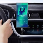 Аудио кабел BWOO BO-AUX066 aux 3.5mm-USB-C, черен Аудио кабел BWOO BO-AUX066 aux 3.5mm-USB-C, черен