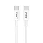 Зарядно за телефон или таблет BWOO CDA159 PD wall charger 20W 1x USB-C port + USB-C кабел, Бяло