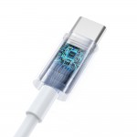 Слушалки с микрофон за Samsung, IPhone BWOO HF175 USB-C digital interface с кабел Type-C букса, stereo, Бели