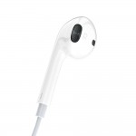 Слушалки с микрофон за Samsung, IPhone BWOO HF175 USB-C digital interface с кабел Type-C букса, stereo, Бели