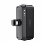 Външна батерия- Бързо зареждаща, XO power bank mini PR244 20W 5000 mAh with USB-C connector, Черна