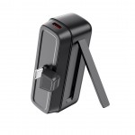 Външна батерия- Бързо зареждаща, XO power bank mini PR244 20W 5000 mAh with USB-C connector, Черна