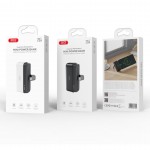 Външна батерия- Бързо зареждаща, XO power bank mini PR244 20W 5000 mAh with USB-C connector, Черна
