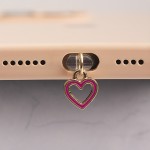 Висулка Сърце Pendant Charms за Type-C букса Висулка Сърце Pendant Charms за Type-C букса