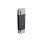 Четец за карти Devia card reader 2in1 EL240 USB/USB-C 3.0 black