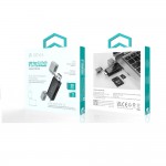 Четец за карти Devia card reader 2in1 EL240 USB/USB-C 3.0 black