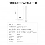 Външна батерия BWOO Ultra thin 22,5W 10000 mAh power bank, white Външна батерия BWOO Ultra thin 22,5W 10000 mAh power bank, white