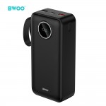 Външна батерия BWOO 22,5W 30000 mAh power bank with LCD screen, black