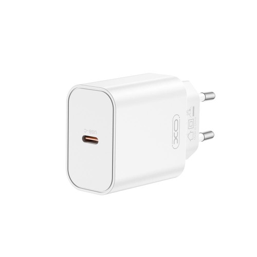 Мрежово зарядно устройство XO wall charger CE32 PD 20W 1x USB-C Бяло Мрежово зарядно устройство XO wall charger CE32 PD 20W 1x USB-C Бяло